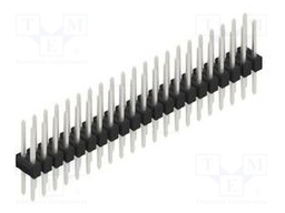 Connector: pin strips; pin header; male; PIN: 42; 2.54mm; THT; 2x21