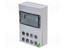 Enclosure: for modular components; grey; No.of mod: 14