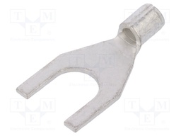 Fork terminal; M6; 1.5÷2.5mm2; crimped; for cable; non-insulated