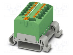 Splice terminal: rail; 32A; 800V; push-in; PA; 0.2÷6mm2; W: 46.3mm