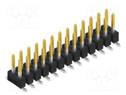 Connector: pin strips; pin header; male; PIN: 26; 2.54mm; SMT; 2x13