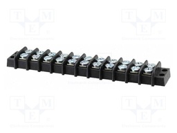 Connector: PCB terminal block; straight; PIN: 11; Contacts: brass