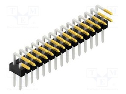 Connector: pin strips; pin header; male; PIN: 30; 2.54mm; THT; 2x15