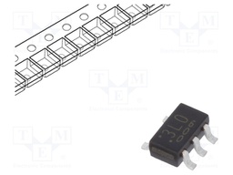 IC: voltage regulator; LDO,linear,fixed; 3V; 0.2A; SOT25; SMD