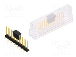 Connector: pin strips; pin header; male; PIN: 14; 2.54mm; SMT; 1x14