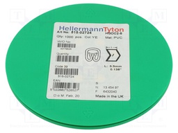 Markers for cables and wires; Label symbol: /; 2÷5mm; PVC; yellow