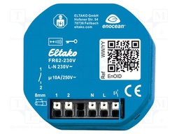 Executive module; EnOcean; plaster embedded; 230VAC; NO/NC; Ch: 1