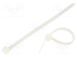 Cable tie; L: 100mm; W: 3.6mm; polyamide; natural; 300pcs; UL94V-2