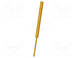 Test probe socket; Contact plating: gold-plated; on cable