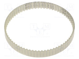 Timing belt; T2.5; W: 8mm; H: 1.3mm; Lw: 177.5mm; Tooth height: 0.7mm