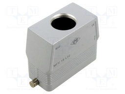 Enclosure: for HDC connectors; C-TYPE; size 77.27; high; M32