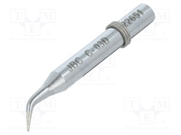 Tip; bent; 0.5mm; for  soldering iron; JBC-14S
