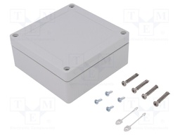 Enclosure: multipurpose; X: 122mm; Y: 124mm; Z: 55mm; TG ABS; ABS