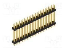 Connector: pin strips; pin header; male; PIN: 52; 2.54mm; THT; 2x26