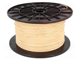 Filament: PLA; 1.75mm; beige; 200÷235°C; 1kg; ±0,05mm