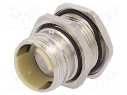 Enclosure: for circular connectors; external thread; straight