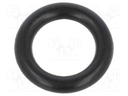 O-ring gasket; NBR; D: 2mm; Øint: 7mm; black; -30÷100°C