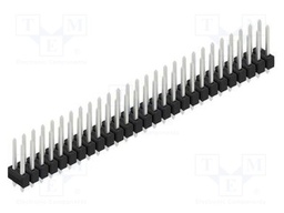 Connector: pin strips; pin header; male; PIN: 54; 2.54mm; THT; 2x27