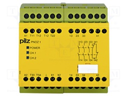 Module: safety relay; Series: PNOZ 1; OUT: 4; Mounting: DIN; 24VAC