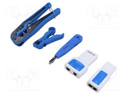 Kit: for lan networks service; bag; 5pcs.