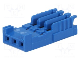 Plug; wire-board; female; HE14; 2.54mm; PIN: 3; IDC; for cable