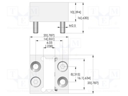 Test probe socket; 10mm