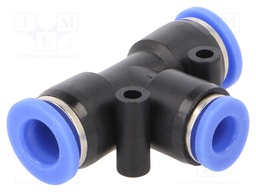 Push-in fitting; reductive,T-tap splitter; -0.95÷15bar; PBT