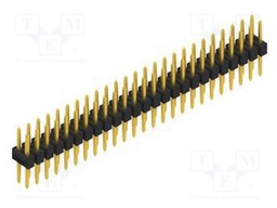 Connector: pin strips; pin header; male; PIN: 50; 2.54mm; THT; 2x25