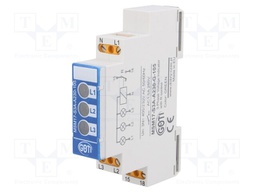 Module: voltage monitoring relay; DIN; SPST; IP20; 3x230÷400VAC