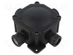 Enclosure: junction box; X: 144mm; Y: 98mm; Z: 144mm; wall mount