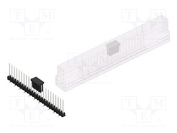 Connector: pin strips; pin header; male; PIN: 23; 2.54mm; SMT; 1x23