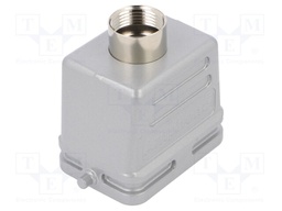 Enclosure: for HDC connectors; C146; size E6; for cable; straight