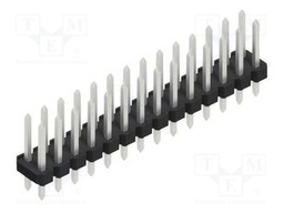 Connector: pin strips; pin header; male; PIN: 28; 2.54mm; THT; 2x14