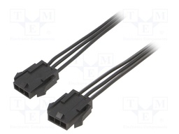 Cable; Micro-Fit 3.0; MX-43640-0300,male-male; PIN: 3; 0.4m; 4A