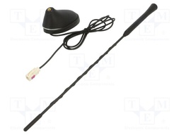 Antenna; car top; 0.4m; AM,FM; Citroën,Peugeot,Toyota; 1.2m; 75Ω