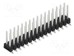 Connector: pin strips; pin header; male; PIN: 32; 2.54mm; SMT; 2x16