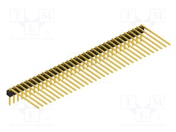 Connector: pin strips; pin header; male; PIN: 33; 2.54mm; THT; 1x33