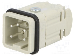 Connector: rectangular; male; EPIC H-A; PIN: 5; 4+PE; size H-A 3