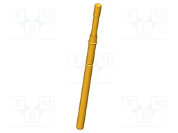 Test needle; Operational spring compression: 4mm; 8A; Ø: 1.5mm