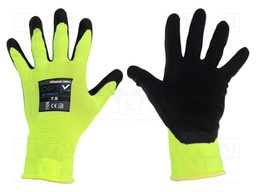 Protective gloves; Size: 7,S; green (light); polyester; Opty