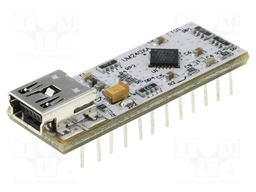 Module: USB; FIFO; DIP24,USB B mini; 8Mbps; Number of CBUS pins: 2