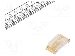 LED; SMD; 0603; green; 300÷600mcd; 1.6x0.8x0.45mm; 130°; 3.3÷4.1V