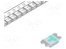LED; SMD; 1206; blue; 100÷150mcd; 3.2x1.6x0.8mm; 140°; 2.8÷3.6V