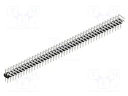 Connector: pin strips; pin header; male; PIN: 86; 2mm; THT; 2x43