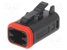 Connector: automotive; ML-XT; plug; female; Size: 16; PIN: 4; IP69K