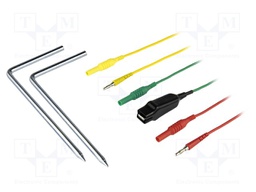 Earthing resistance measurement kit; Works with: MEG-MFT1835
