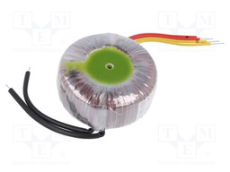 Transformer: toroidal; 50VA; 230VAC; 15V; 15V; 1.66A; 1.66A; 0.7kg