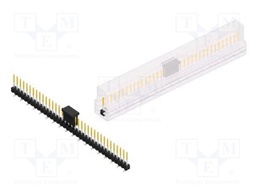 Connector: pin strips; pin header; male; PIN: 36; 2.54mm; SMT; 1x36