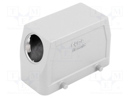 Enclosure: for HDC connectors; HTS; size 6; PG21; Pitch: 77,5x27mm