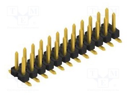 Connector: pin strips; pin header; male; PIN: 24; 2.54mm; SMT; 2x12